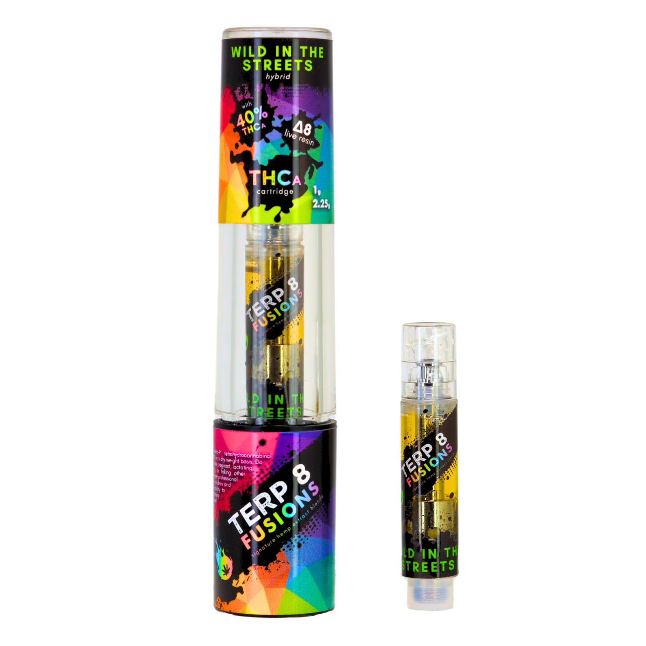 1-Gram Wild in the Streets THCA + D8 Live Resin Cartridge