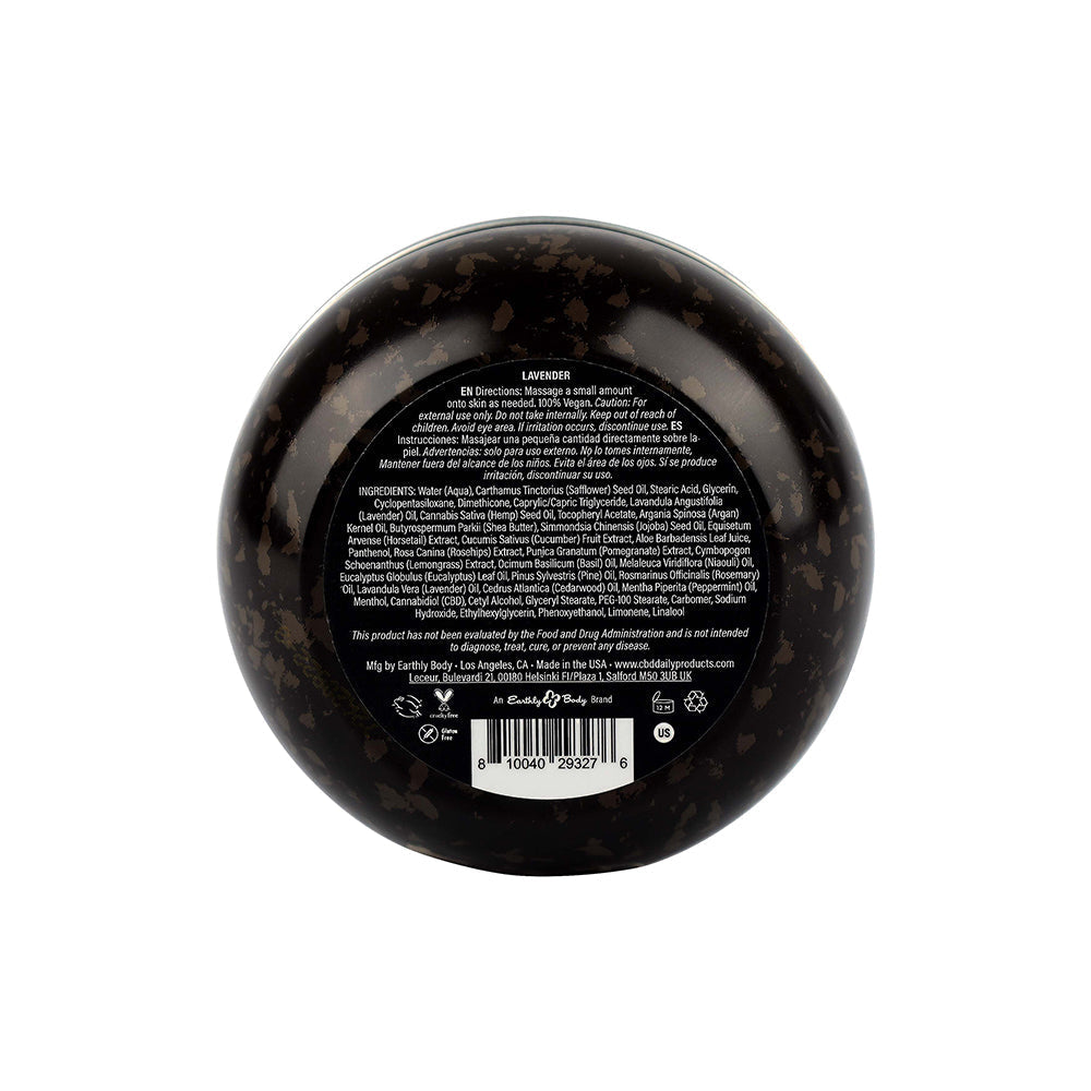 Earthly Body CBD Cream Lavender 5 oz.