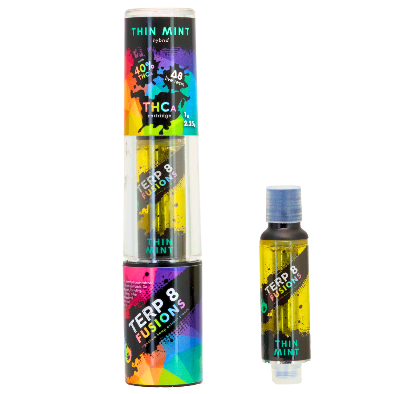 2.25-Gram Thin Mint THCA + D8 Live Resin Cartridge
