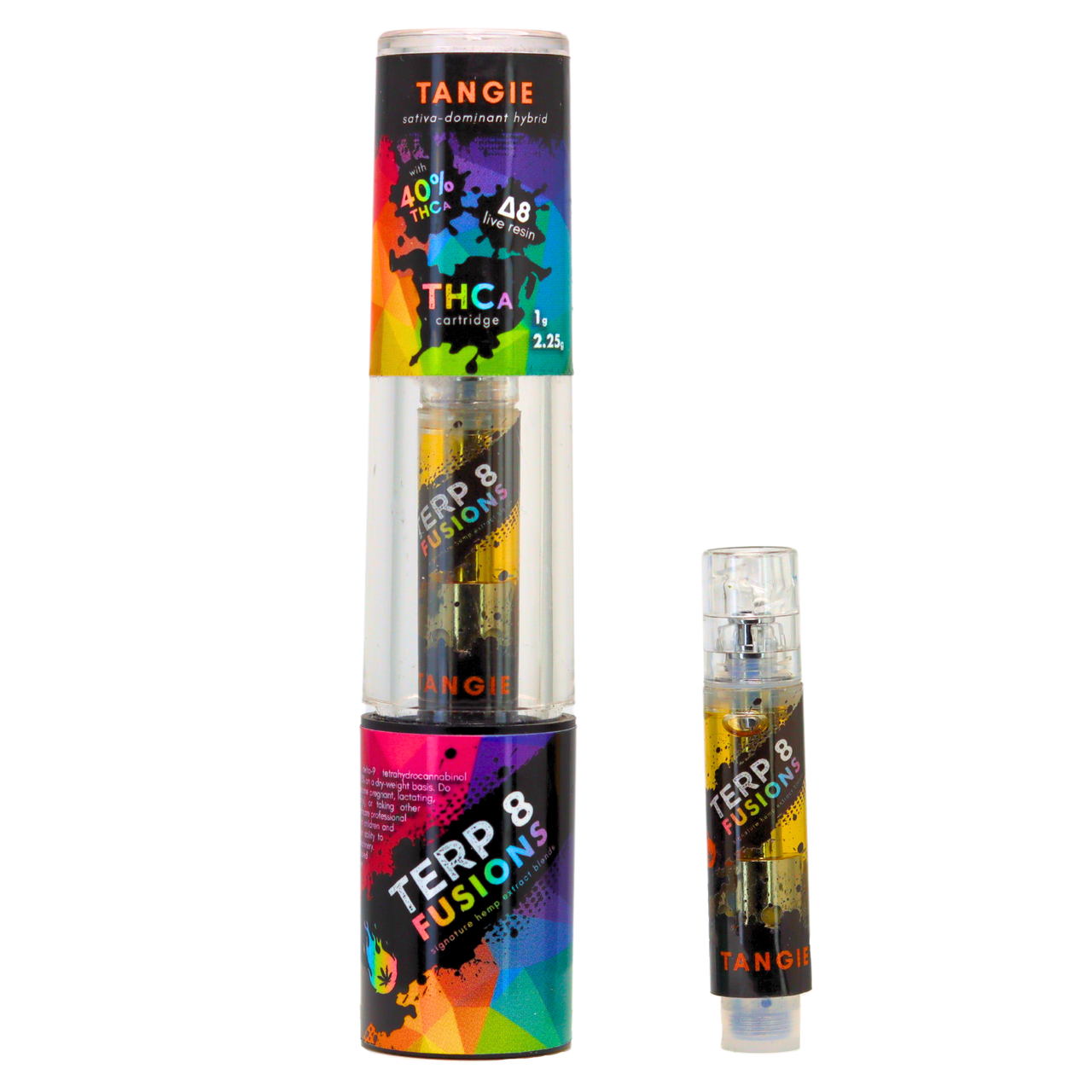 1-Gram Tangie THCA + D8 Live Resin Cartridge