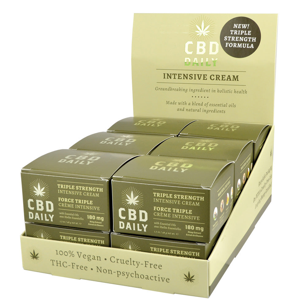 Earthly Body CBD Daily Triple Strength Intensive Cream - 1.7oz