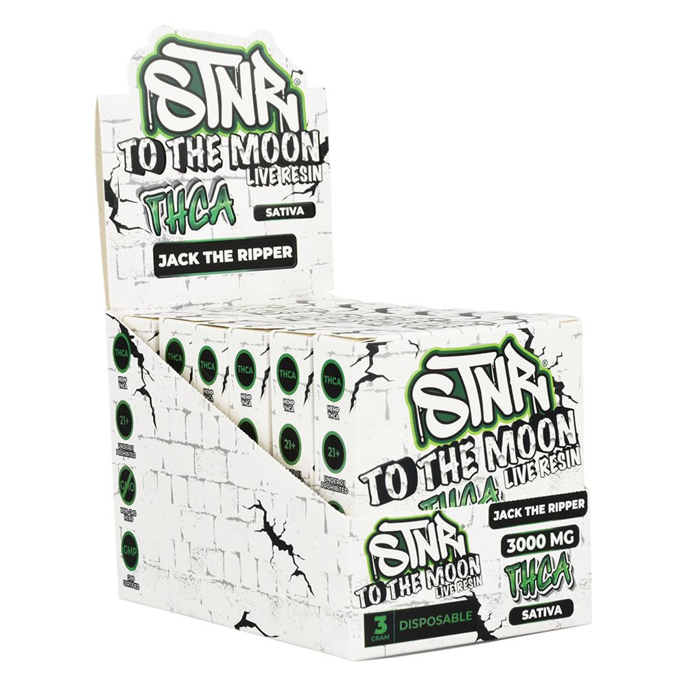 STNR To The Moon THCA Live Resin Disposable Vape | 3g | 6ct Display