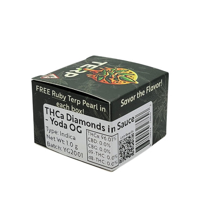 Diamonds in Sauce THCA Concentrate Yoda OG (Indica) 1 gram
