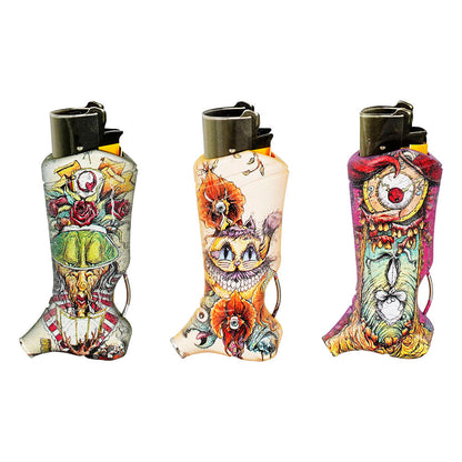 Toker Poker Lighter Sleeve- 25PC Clipper/Alice in Wonderland/Asst