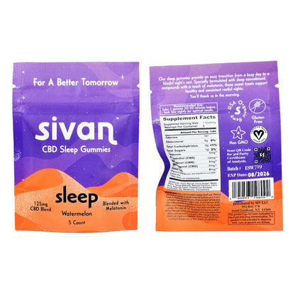Sivan CBD Blend Gummies | 625mg | 5pc | 10pk
