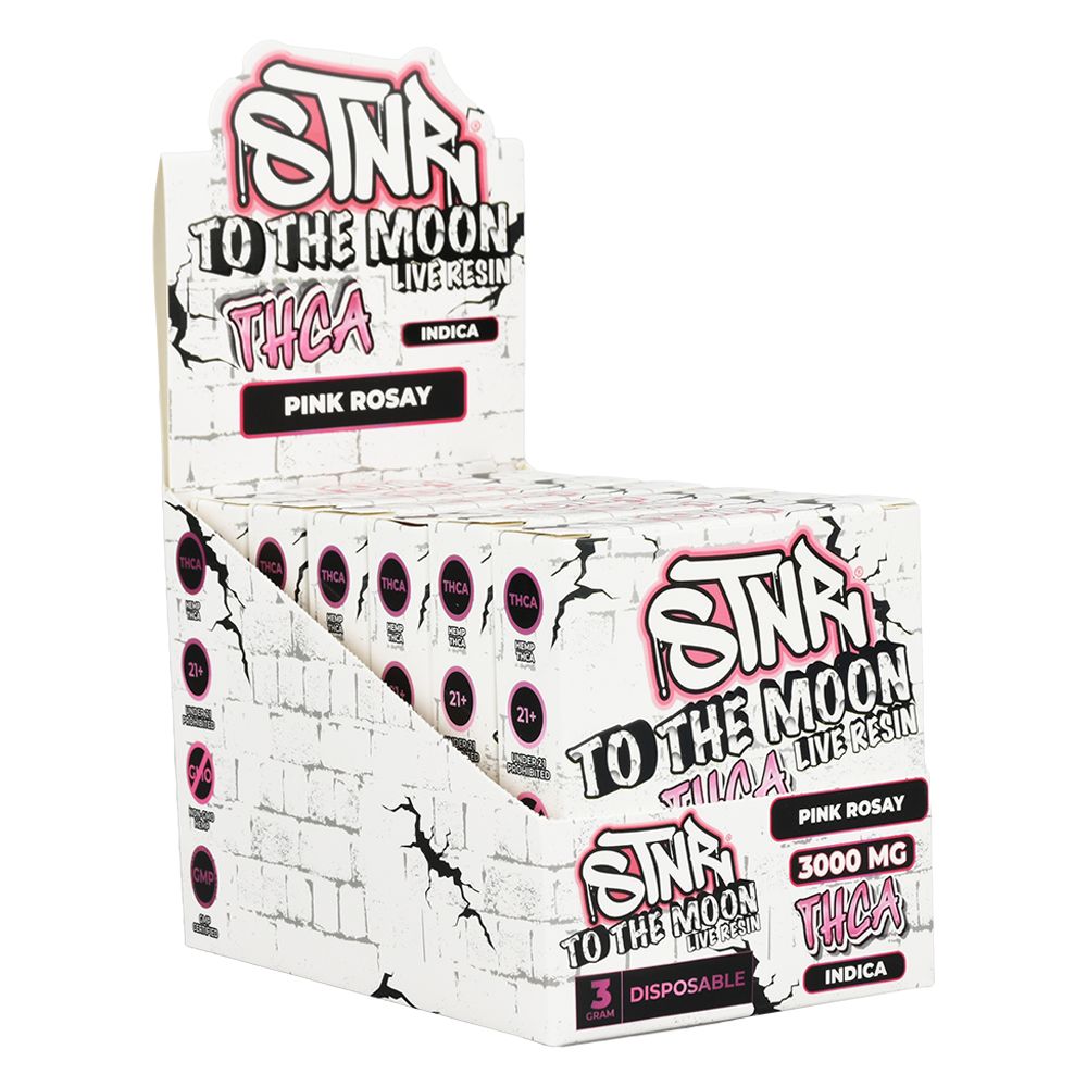 STNR To The Moon THCA Live Resin Disposable Vape | 3g | 6ct Display